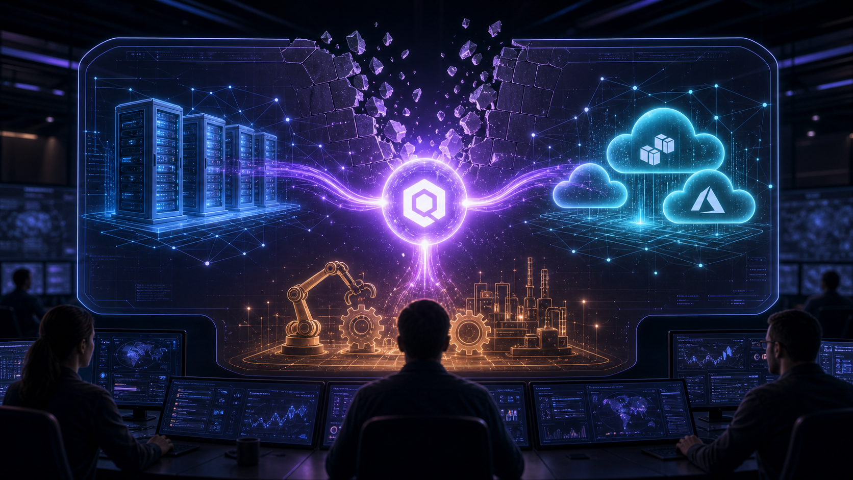 Daten-Silos aufbrechen: Wie Sie Cloud, On-Premise und OT in einer Ansicht vereinen